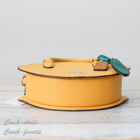 NWT Coach CR251 Lemon Leather Crossbody *Limited* - Picture 11 of 13